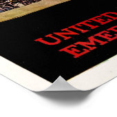 ヴィンテージWW1緊急艦隊の愛国的造船業者 ポスター (角)