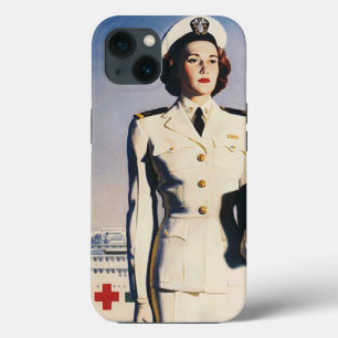 ヴィンテージWW IIネイビーナースiPhone 5ケース iPhone 13ケース