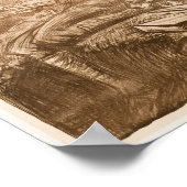 ヴィンテージWWIナースが戦場に ポスター (角)