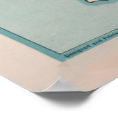 ヴィンテージWWI Dogs of War Illustrative Map (1914) ポスター (角)