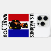 ヴィンテージWWI Marine Recruitmentポスター Case-Mate iPhoneケース (裏面 (横))