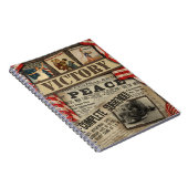 ヴィンテージWWIIの勝利のノート ノートブック (右側)