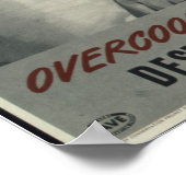 ヴィンテージWWIIアメリカプロパガンダ ポスター (角)