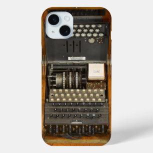ヴィンテージWWIIドイツエニグマ iPhone 15 MINIケース