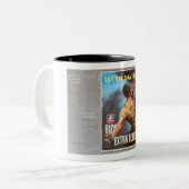 ヴィンテージWWIIホームフロントポスター ツートーンマグカップ (正面左)