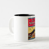 ヴィンテージWWIIボードゲームボックスアート ツートーンマグカップ (正面左)