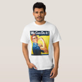 ヴィンテージWWIIポスター私達はそれをしてもいいです Tシャツ (正面フル)