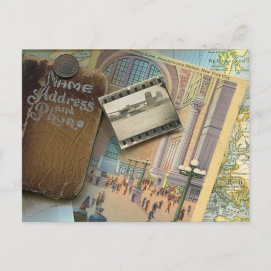 ヴィンテージWWII時代はがき ポストカード (正面)