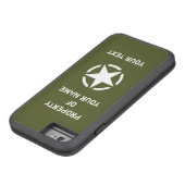 ヴィンテージWWII軍隊ビークル白星インサークル Case-Mate iPhoneケース (底)