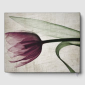 ヴィンテージX線チューリップ ゲストブック (裏面)