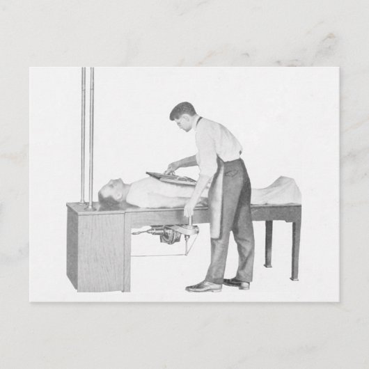 ヴィンテージX線マン ポストカード (正面)