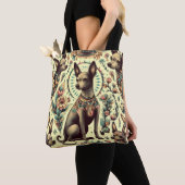 ヴィンテージXoloitzcuintleシームレス トートバッグ (クローズアップ)