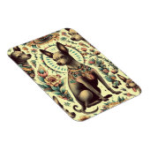 ヴィンテージXoloitzcuintleシームレス マグネット (右側)