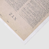 ヴィンテージXYZ辞書ページ（ブックから） 薄葉紙 (詳細)