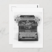ヴィンテージYostタイプライター葉書 ポストカード (正面/裏面)