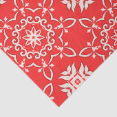 ヴィンテ赤と白ージ華美・クリスマス・パターン 薄葉紙 (詳細)