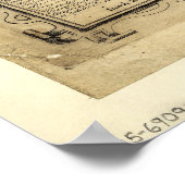 ヴィンバーセール・デスクリティオン世界地図(1565) ポスター (角)