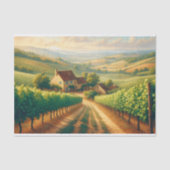 ヴィンフランスのヤード油彩画の切り離 薄葉紙 (正面)