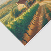 ヴィンフランスのヤード油彩画の切り離 薄葉紙 (詳細)