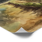 ヴィンフランスのヤード・ランドスケープ・アートプリントポスター ポスター (角)