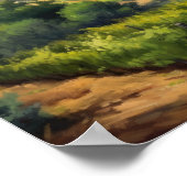 ヴィンフランスのヤード・ランドスケープ・アートプリントポスター ポスター (角)