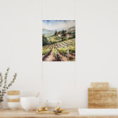 ヴィンフランスのヤード・ランドスケープ・アートプリントポスター ポスター (キッチン)