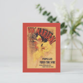 ヴィンマリアニ踊りガールフローティングワイン ポストカード (スタンド正面)