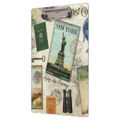 ヴィンモダンテージ旅行コラージュ クリップボード (左)