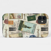 ヴィンモダンテージ旅行コラージュ Case-Mate iPhoneケース (裏面(横))