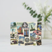 ヴィンモダンテージ旅行USA ポストカード (スタンド正面)