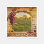 ヴィンヤードー結婚ズまたは感謝祭紙ナプキンス スタンダードカクテルナプキン (正面)