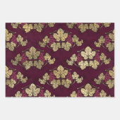 ヴィンルージュフランスのレッドワイン ラッピングペーパーシート (正面)