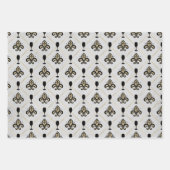 ヴィンルージュフランスのレッドワイン ラッピングペーパーシート (正面)