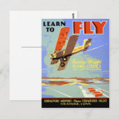 ヴィン学テージポスターの復活 ポストカード (正面/裏面)