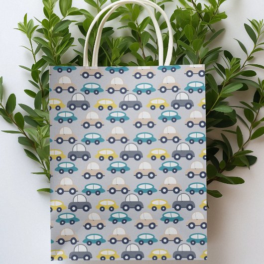 ヴィン数々のテージ車漫画 スモールペーパーバッグ