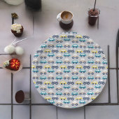 ヴィン数々のテージ車漫画 ペーパープレート