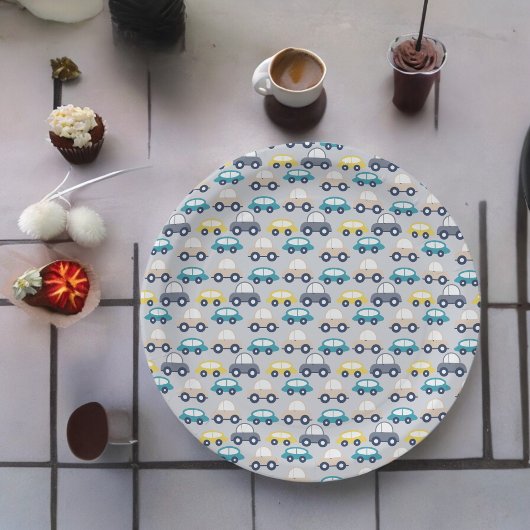 ヴィン数々のテージ車漫画 ペーパープレート