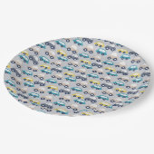 ヴィン数々のテージ車漫画 ペーパープレート (アングル)