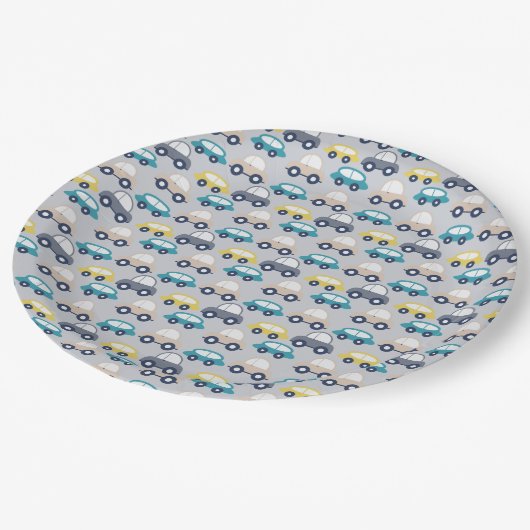 ヴィン数々のテージ車漫画 ペーパープレート (アングル)