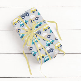 ヴィン数々のテージ車漫画 ラッピングペーパー