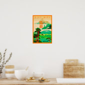 ヴィン日本のテージ旅行ポスター ポスター (キッチン)