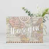 ヴィン素朴テージ結婚旅行サンキューカード サンキューカード (スタンド正面)