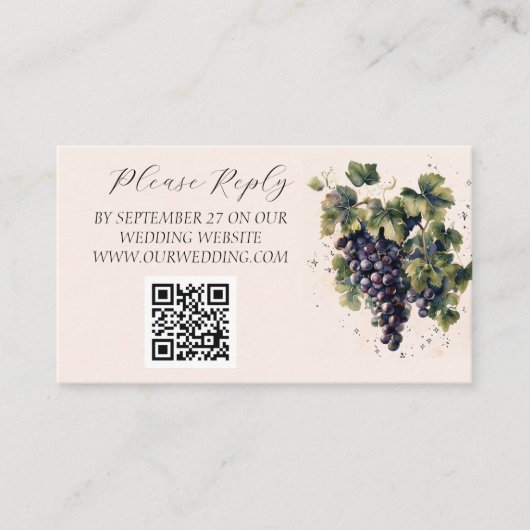 ヴィン素朴ヤードの目的地のブ結婚ーツ エンクロージャーカード (正面)