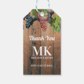 ヴィン素朴ヤードウッド&ブズモノグラム結婚ズ ギフトタグ (正面)