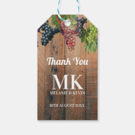 ヴィン素朴ヤードウッド&ブズモノグラム結婚ズ ギフトタグ