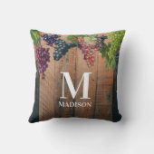 ヴィン素朴ヤードウッド&ブズモノグラム クッション (裏面)