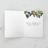 ヴィン素朴ヤードウッド&ブドウ カード (内部)