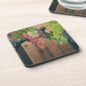 ヴィン素朴ヤードウッド&ブドウ コースター (左側)