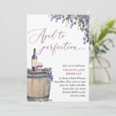 ヴィン素朴ヤードワイン誕生日、完全熟成 招待状 (スタンド正面)