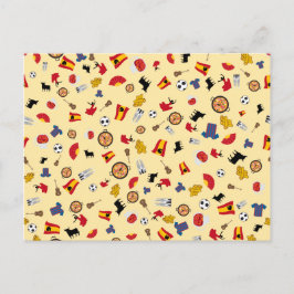 ヴィヴァエスパーニャ – 文化要素を含むポストカード ポストカード